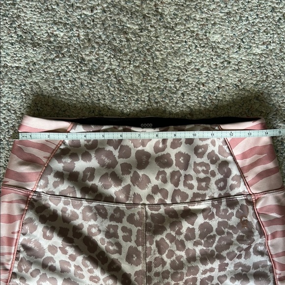 Good American Pink and Brown Leggings with Animal Print - Picture 6 of 10